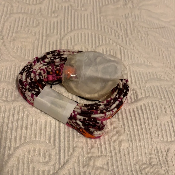 Vera Bradley Houndstooth Plaid Lanyard - Picture 2 of 3